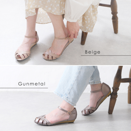 JUCO. メッシュバッグストラップサンダル Lサイズ JUCO. メッシュバッグストラップサンダル Lサイズ