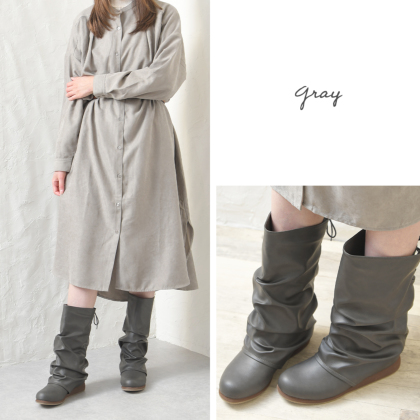 ミドル丈ナウシカブーツ｜レディース靴の通販 shop kilakila（キラキラ