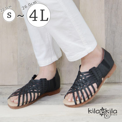 ナチュラルローヒールサンダル レディース靴の通販 Shop Kilakila キラキラ 本店