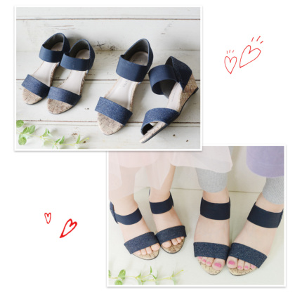 ウェッジソールサンダル｜レディース靴の通販 shop kilakila