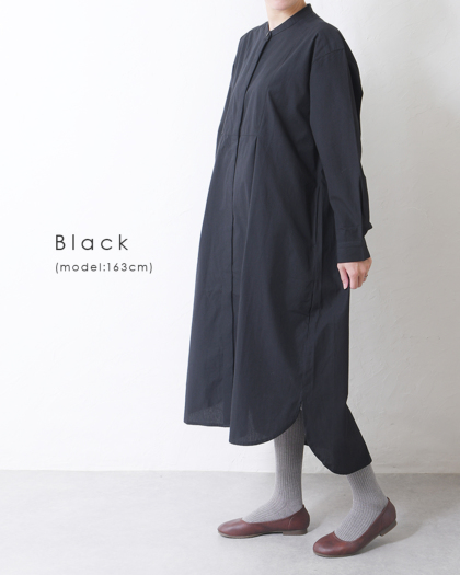 ポプリン前開き長袖ワンピース｜レディース靴の通販 shop