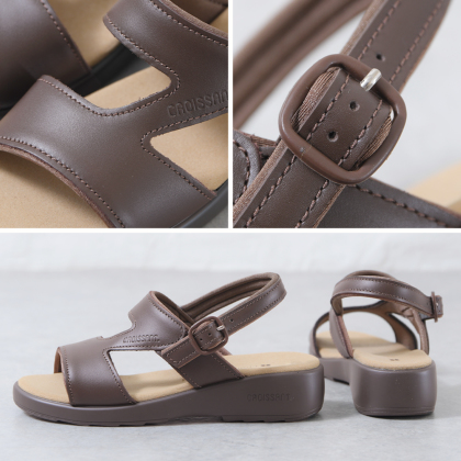 新品タグ付！MORABITO サンダル　ミュール　レザー　現行タグ　ブラウン　L 楽天市場】【Outlet50%OFF】 本革 サンダル レディース レザー