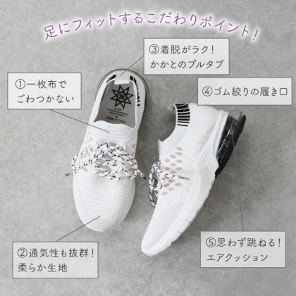 エアソールスポーティースニーカー｜レディース靴の通販 shop
