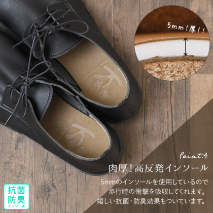 手作り市　ハンドメイドシューズレディース レザー カジュアルシューズ24.5cm 本革 シューズ レディース レザー 牛革 レザーシューズ レース