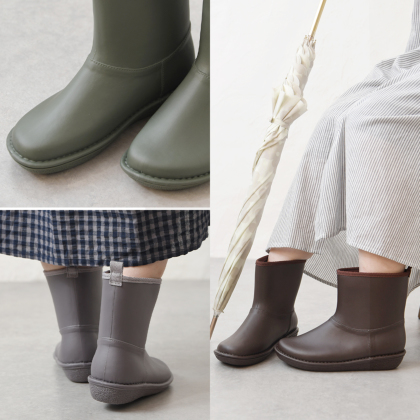 防水ラバーレインショートブーツ｜レディース靴の通販 shop
