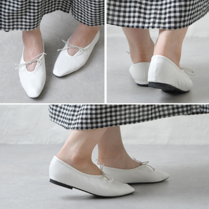 くしゅっとしたバレエパンプス｜レディース靴の通販 shop