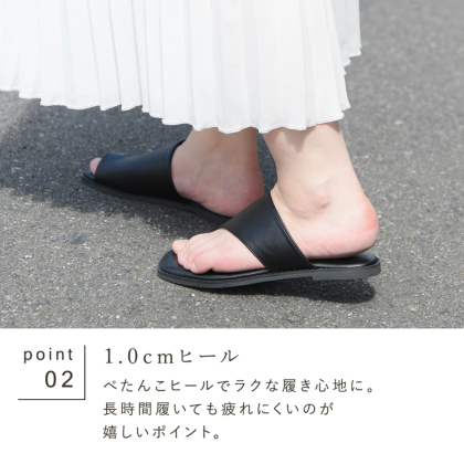 スクエアトゥ×親指リングサンダル｜レディース靴の通販 shop