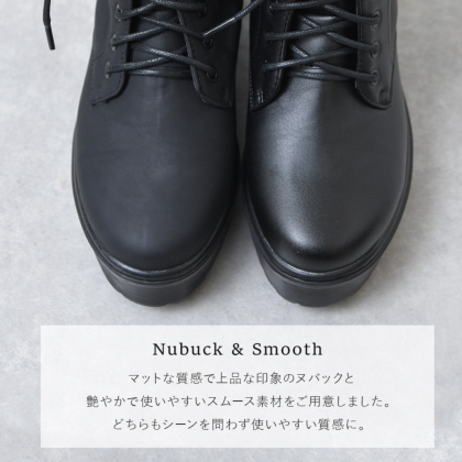 厚底レースアップショートブーツ｜レディース靴の通販 shop