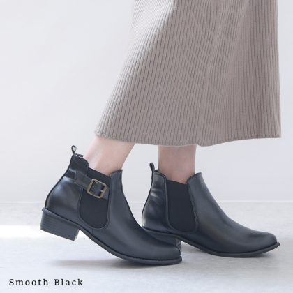 美品・箱付　定価18万　ロックスタッズベルト　サイドゴアブーツ　ハイヒール　36 mens-sanei_154-9004